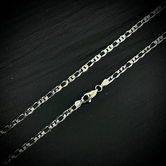3mm 925 Sterling Silver Chain Necklace