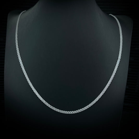 2.4mm 925 Sterling Silver Chain Necklace