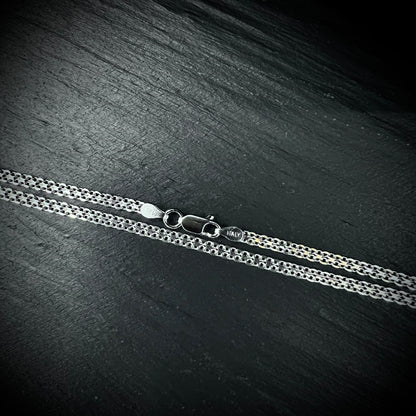 2.4mm 925 Sterling Silver Chain Necklace