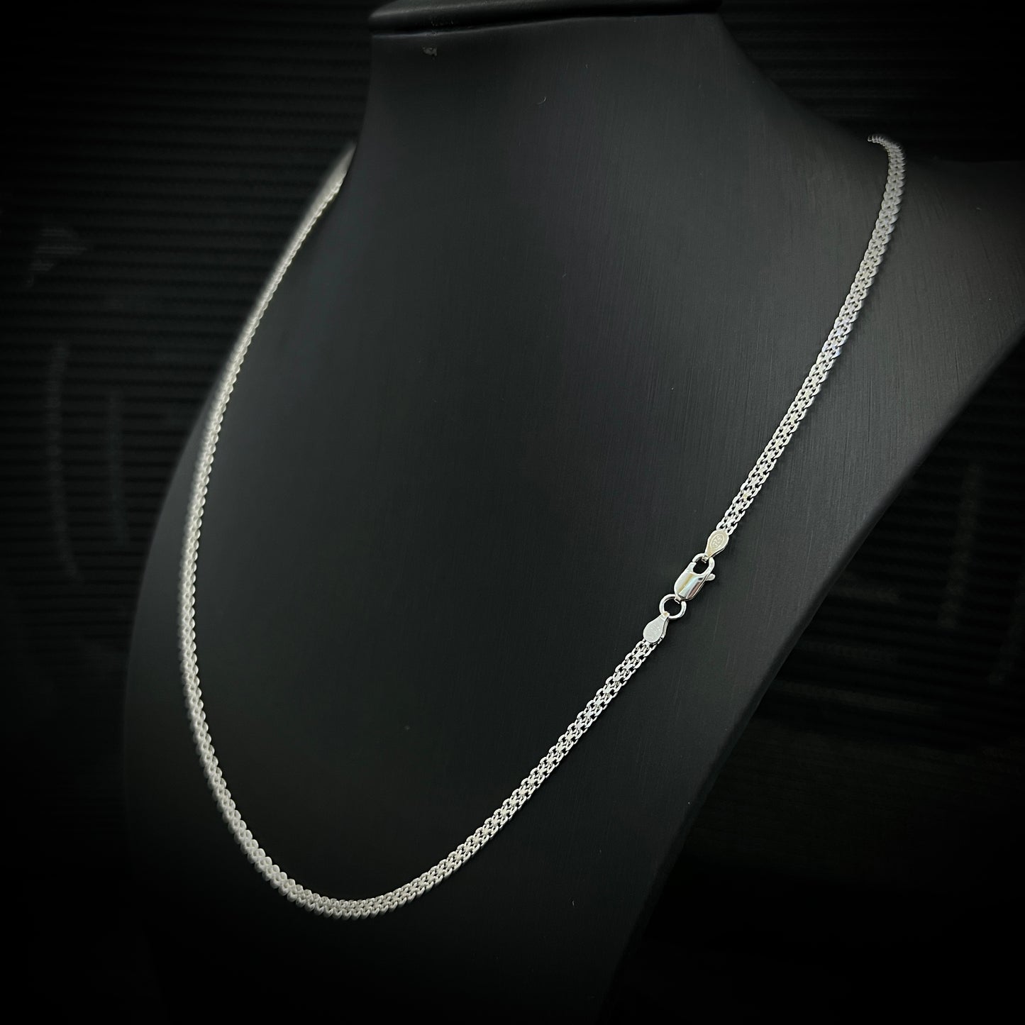 2.4mm 925 Sterling Silver Chain Necklace