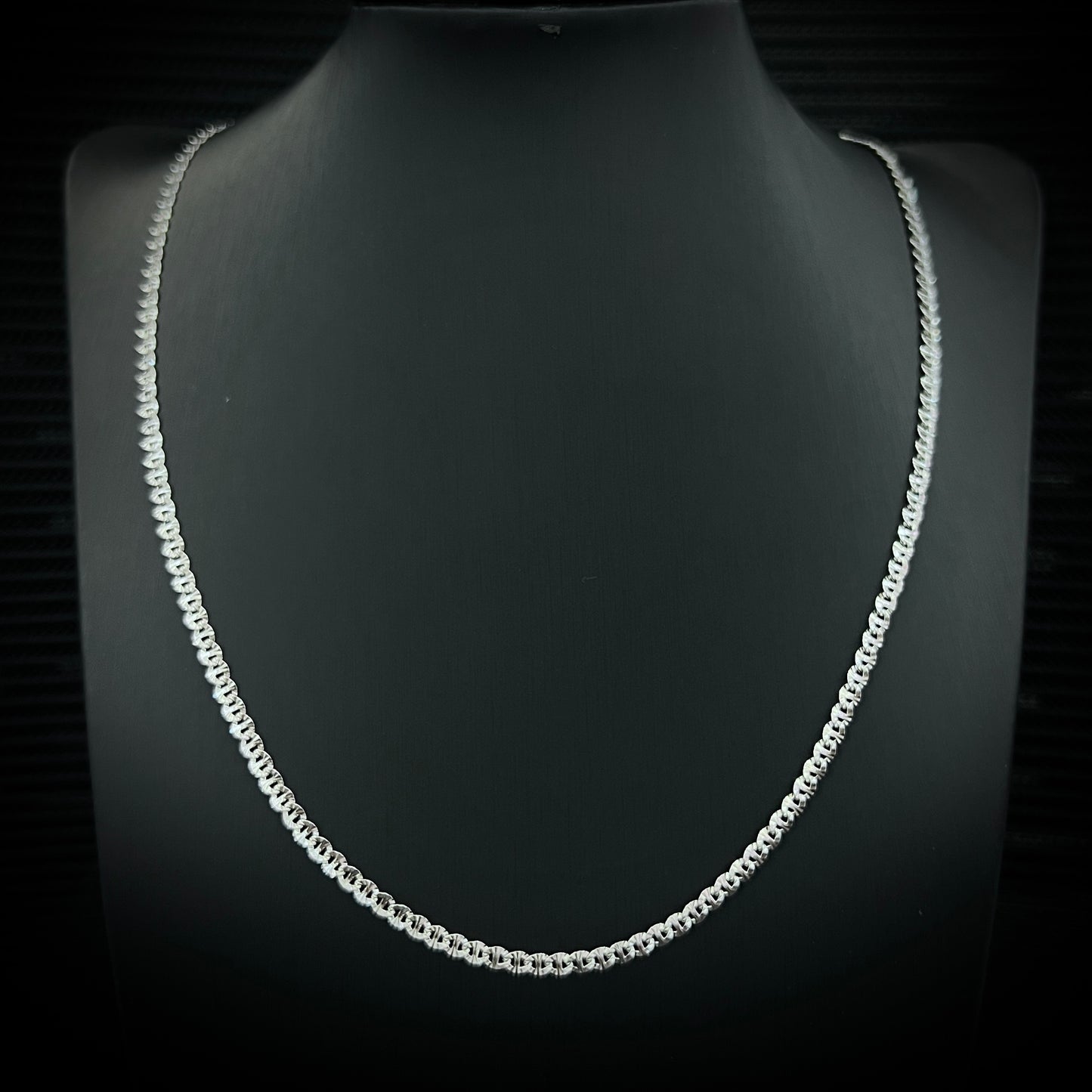 3mm 925 Sterling Silver Chain Necklace