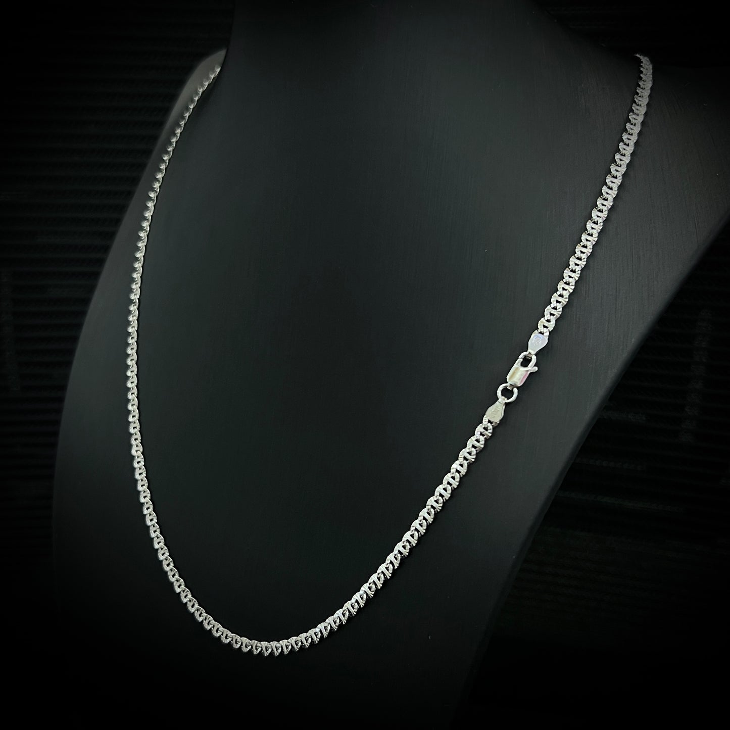 3mm 925 Sterling Silver Chain Necklace