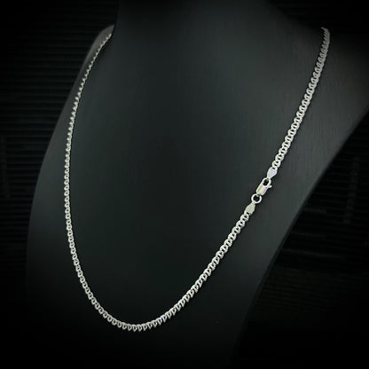 3mm 925 Sterling Silver Chain Necklace