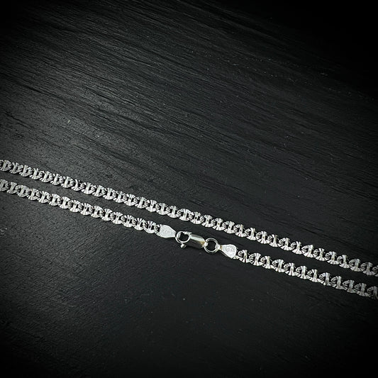 3mm 925 Sterling Silver Chain Necklace