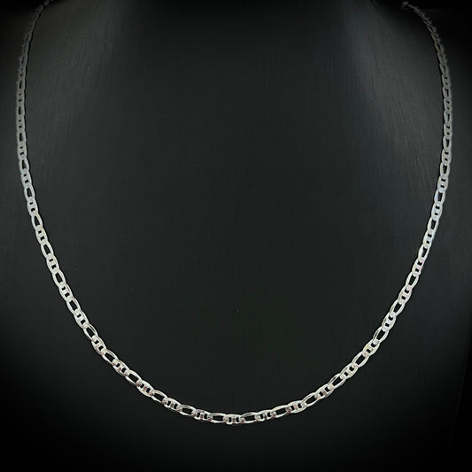 3mm 925 Sterling Silver Chain Necklace