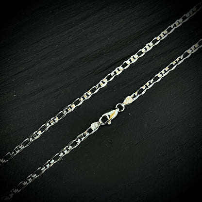 3mm 925 Sterling Silver Chain Necklace